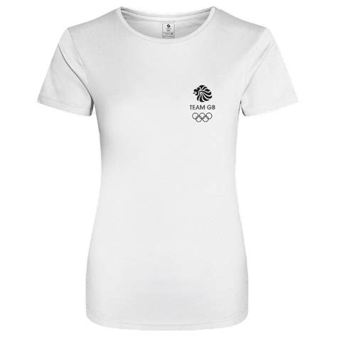 Everyday Active Women S White T Shirt The Official Team Gb Shop