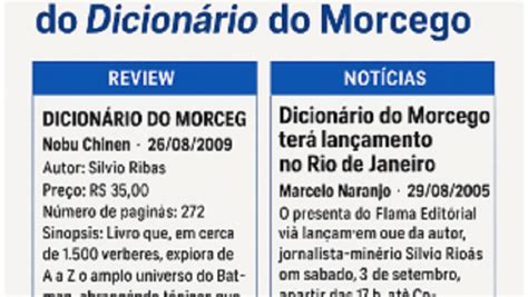 Como Se Escreve Morcego - 20 anos do Dicionario do Morcego: clipping Universo HQ