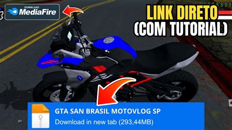 SAIU GTA SAN BRASIL MOTOVLOG SP MANOBRAS NOVAS SKINS E MOTOS VIA