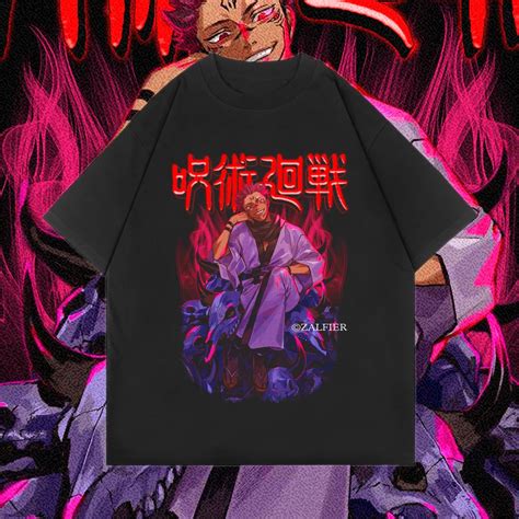 Jual Oversized Ryomen Sukuna Jujutsu Kaisen Kaos Anime Kaos