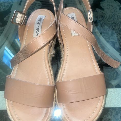 Steve Madden Shoes Steve Madden Nude Platform Sandals Poshmark