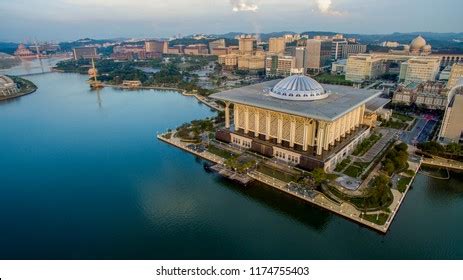 Aerial View Drone View Putrajaya Lake Stock Photo 1174755403 | Shutterstock