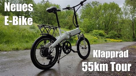 Mein Neues E Bike Klapprad Erste 55km Tour Und Schon Defekt