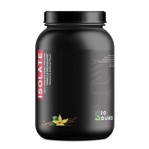 Whey Isolate Protein Vanilla Milkshake - BioBound