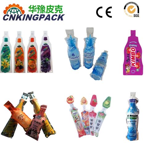 High Automatic Eight Nozzles Juice Pouch Liquid Filling Packing Machine