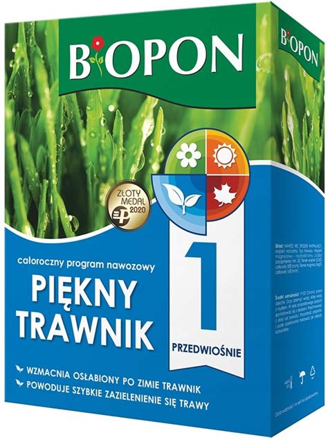 BiOPON nawóz do trawnika PIĘKNY TRAWNIK PRZEDWIOŚNIE granulat 2 kg