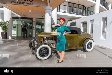 Ford Coupe At The Cooly Rocks On Retro Festival At Coolangatta