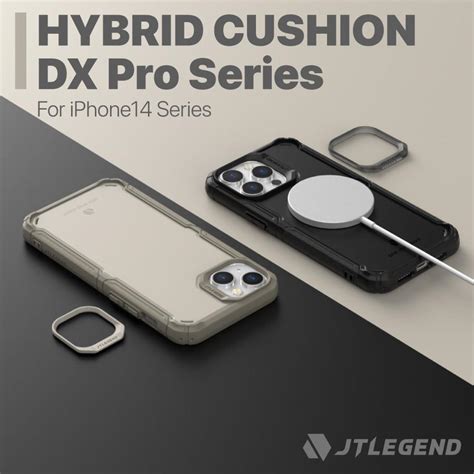 Iphone14 ケース 各種 Jtlegend Hybrid Cushion Dx Pro 全2色 ハードケース Tpu 耐衝撃 透明 ストラップホール付き レンズガード アイフォン