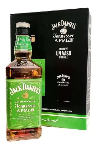 Whisky Jack Daniels Apple 700 Ml Con Vaso Envío gratis