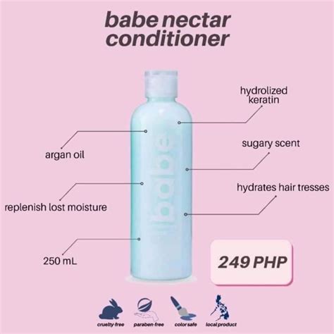 Babe Formula Nectar Shampoo And Conditioner Ml Lazada Ph