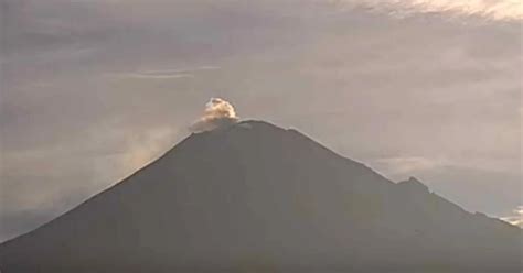 Tras el terremoto el volcán Popocatépetl hizo erupción en México