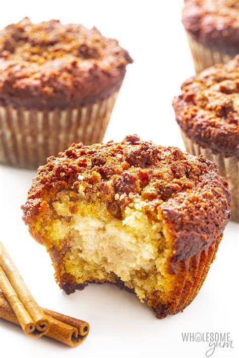 Keto Cinnamon Cream Cheese Muffins Wholesome Yum