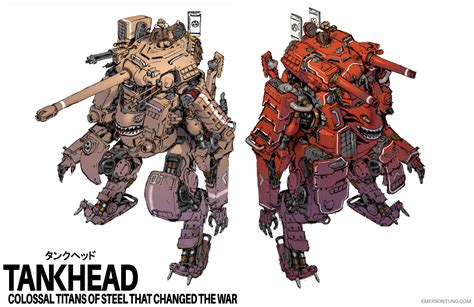 Artstation Tankhead Artwork Compilation 01 Emerson Tung