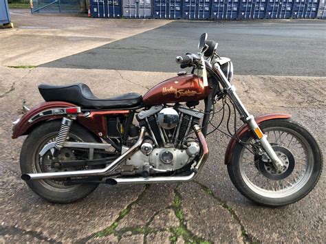 1980 Harley Davidson 1000cc Xls Ironhead Sportster Roadster Project