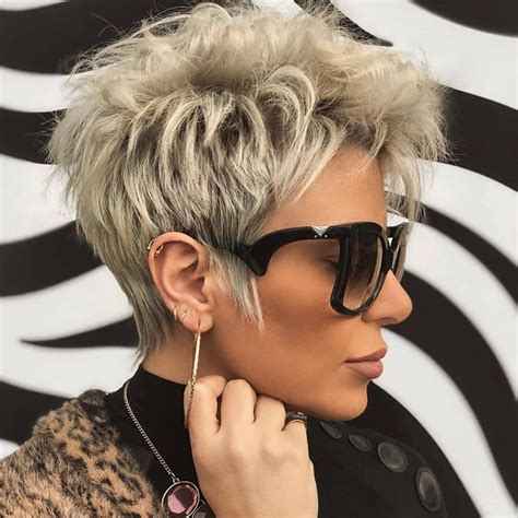 Short Messy Spiky Choppy Hairstyles Gray Hair Yahoo Image Search