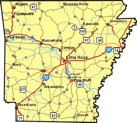 Arkansas Map