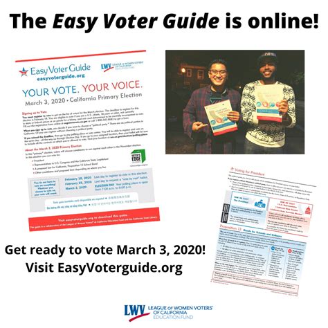 March 2020 California Easy Voter Guides MyLO