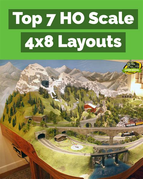 Top 7 HO Scale Train Layout 4x8 Photo Galleries | Ho model trains, Ho ...