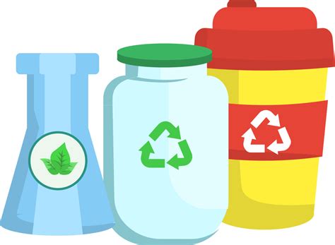 Free Recycler Le Verre La Bouteille Et Les Bacs Avec Le Symbole De