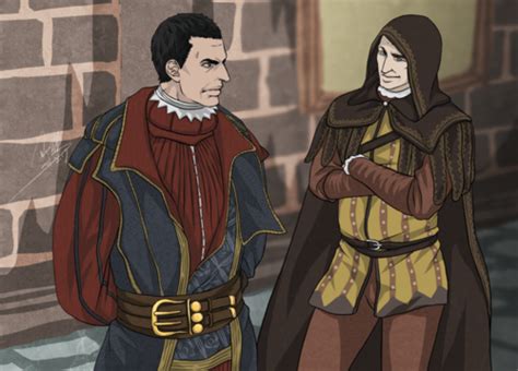 Assassin S Creed Artwork Featuring Niccolò Machiavelli And La Volpe