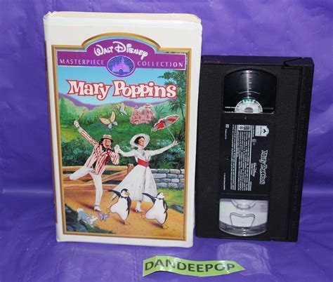 Mary Poppins Vhs Walt Disney Masterpiece Collection Movie Vhs