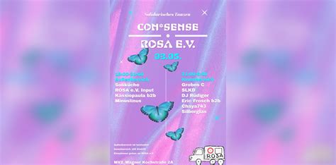 Con Sense X Rosa e V Solidarisches Tanzen Café Wagner Jena