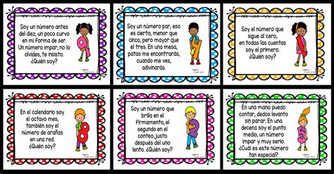 Bonitas Adivinanzas De NÚmeros Imagenes Educativas