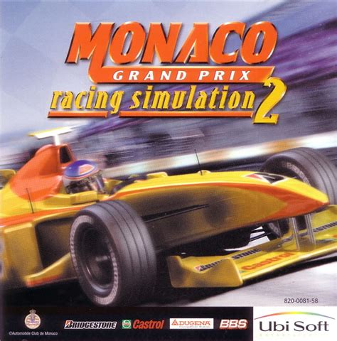 Monaco Grand Prix Racing Simulation 2 1999 Dreamcast Box Cover Art