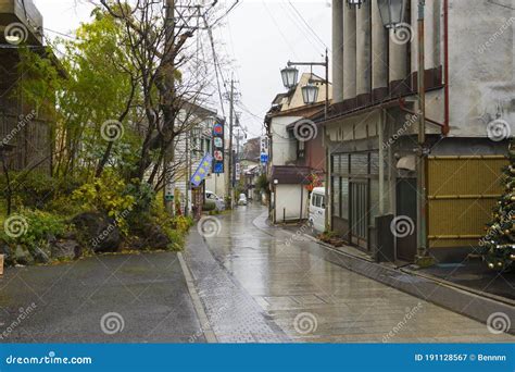 Historic Ryokan And Hot Spring Resorts In Shibu Onsen Stock Image Image Of Home Residential