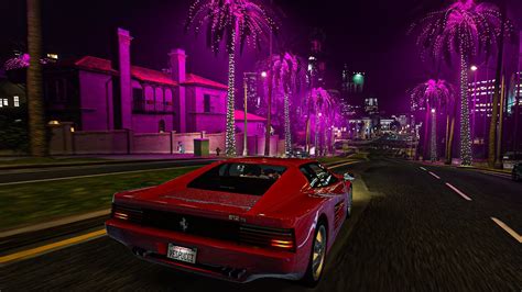 Gta 5 Glowing Palms Photorealistic Graphics Mod 2021 Showcase Maxed Out