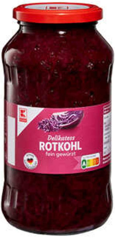 K CLASSIC Delikatess Rotkohl Von Kaufland Ansehen