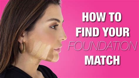 How To Find The Perfect Foundation Match How To Match Foundation