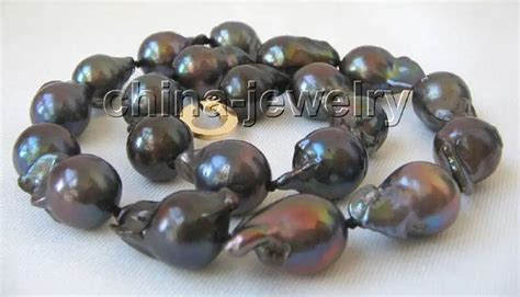 P Aaa Mm Black Reborn Keshi Baroque Freshwater Pearl