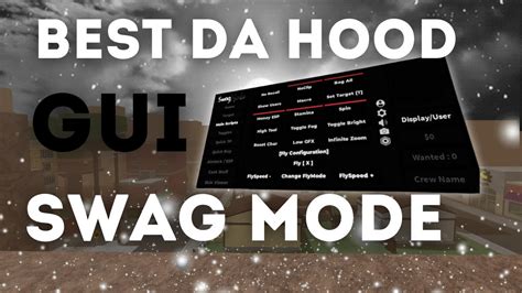 2024 BEST OP DA HOOD GUI SCRIPT SWAG MODE AUTOKILL DESTROY LIMBS