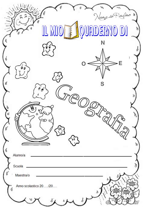 Copertina Quaderno Di Geografia