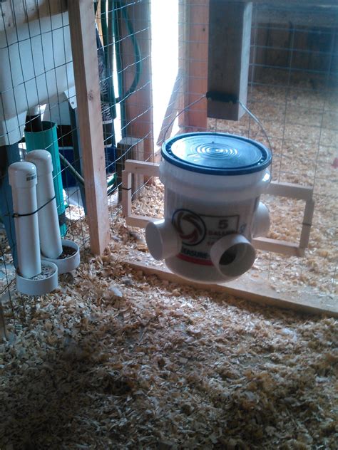 5 Gallon Bucket Feeder Diy Backyard Chickens Learn How To Raise Chickens