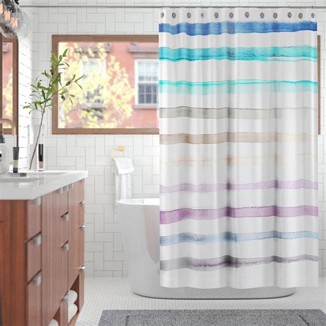 Wade Logan® Striped Single Shower Curtain Wayfair