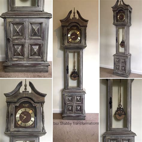 Up Cycled Repurposed Grandfather Clock Transformation This Clock Is So