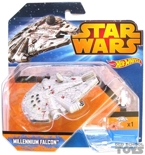 Hot Wheels Millennium Falcon Star Wars MOC Mattel Old School Toys