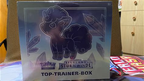 Pokémon Silberne Sturmwinde Top Trainer Box DE Unboxing