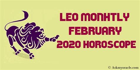 Leo Monthly Horoscope February