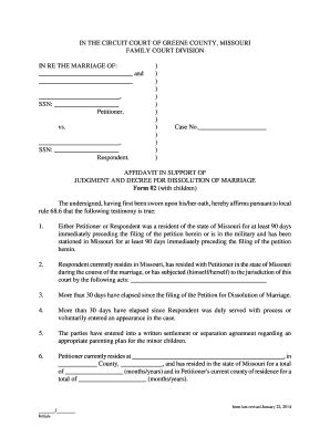 18 Printable Affidavit Form Missouri Templates Fillable Samples In