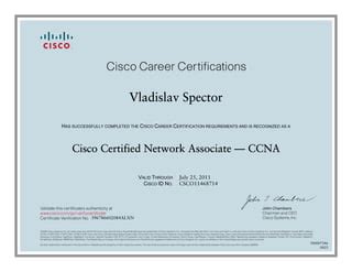 CCNA Certificate PPT