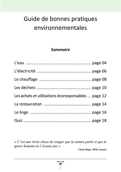 Guide De Bonnes Pratiques Environnementales V2019