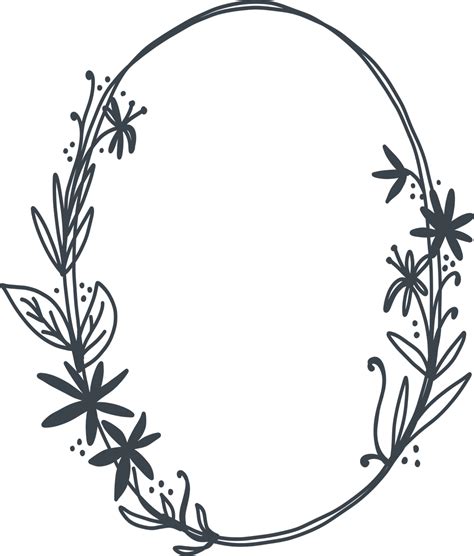 Flower Frame Svg Free