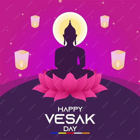 Premium Vector Happy Vesak Day Vesak Day Vesak Festival Vesak Poya