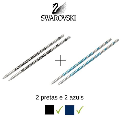 Tokaia Importados Kit Carga Para Caneta Swarovski Original Refil