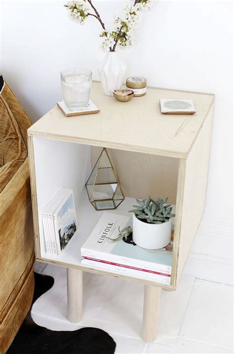 Modern Plywood Bedside Table Design Ideas For Bedroom 34 In 2020 Diy