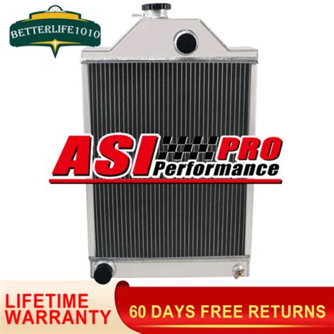 4 Row Aluminum Radiator For Massey Ferguson 165 175 180 3165 506244M91