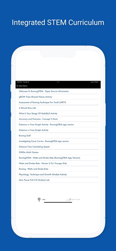 Rowing Stem App - Power Ten